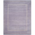 thumbnail image 2 of SAFAVIEH Bella Danita Plain Dotted Bordered Wool Area Rug, Lavender/Ivory, 9' x 12', 2 of 7