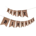 thumbnail image 4 of Bipra 85 Pieces Black & Gold Party Decorations - Includes Happy Birthday Banner, Perfect for Any Birthday Party (Happy Birthday Burlap), 4 of 4