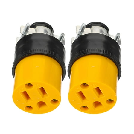 GJX Female Plug for Standard Power Outlets with High Current Capacity 3-prong Assorted Color