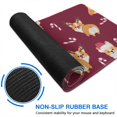 thumbnail image 6 of Long Mouse Pads for Desk,Christmas Corgi Desk Mats on Top Of Desks, Desk Mouse Pad Extra Large with 3mm Non-Slip Base and Stitched Edge for Gaming,Office,Work,Home 47.3"x23.6", 6 of 6