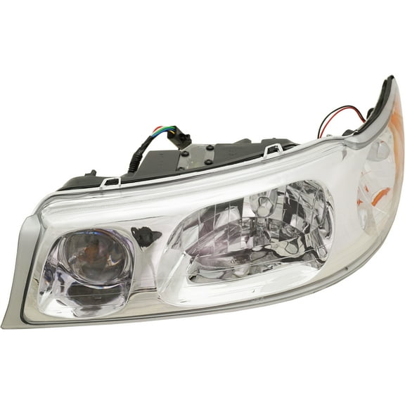 Headlight Compatible With 1998-2002 Lincoln Town Car Left Driver Halogen With bulb(s)