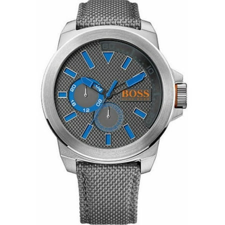 UPC 885997113694 product image for Hugo Boss Men's 1513013 Grey Leather Quartz Watch | upcitemdb.com
