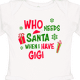 thumbnail image 4 of Inktastic Who Needs Santa when I Have Gigi Boys or Girls Long Sleeve Baby Bodysuit, 4 of 5