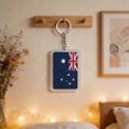 thumbnail image 1 of Kadlawus Flag Keychain for Travel, Double-Sided Acrylic Key Ring, Full-Color Printed Flag Design, Durable Metal Chain for Bags, Keys, Gifts, 1 of 5