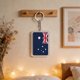 thumbnail image 1 of Flag Keychain Set Flag Acrylic Key Ring Pack For Bags Keys Travel Gifts, 1 of 5