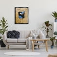 thumbnail image 5 of Stupell Industries Blue Bird Pair Perched Rough Layered Structure Painting Jet Black Floating Framed Canvas Print Wall Art, Design by Alan Weston, 5 of 5