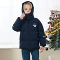 thumbnail image 5 of XQYLOS Boys Down Jacket Winter Heavyweight Windproof Thick Warm Insulated Hooded Coat Fleec𝖾 Lined Outerwear Cozy Outdoor Thermal Parka, 5 of 6