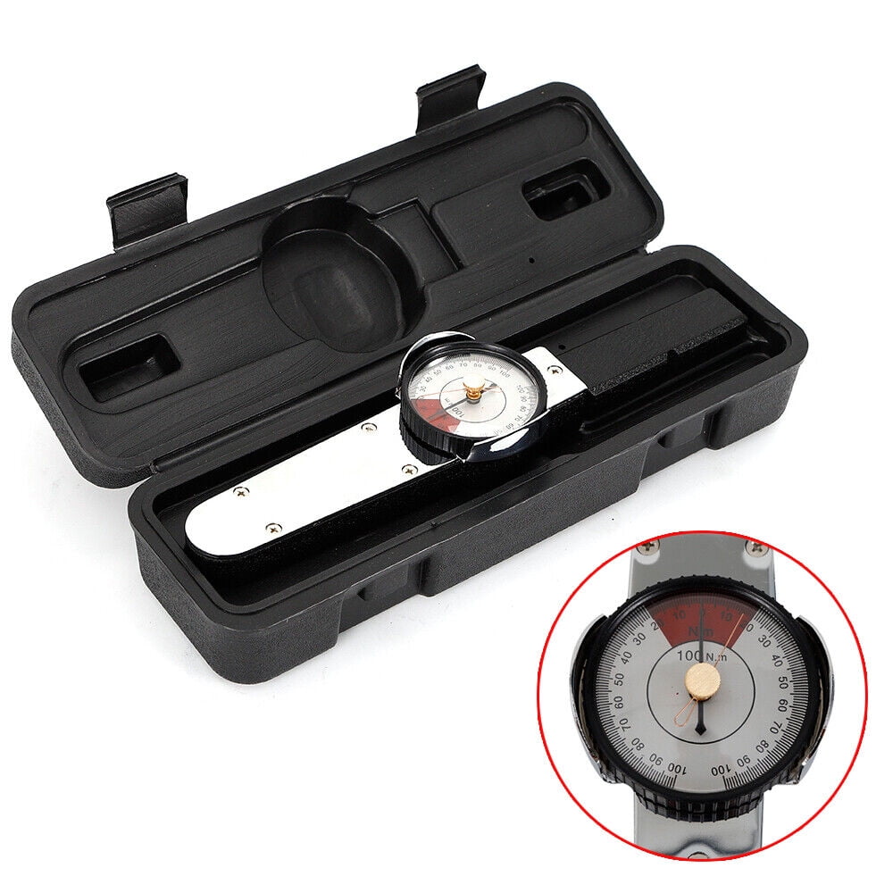 DENEST Dial Indicator Torque Testing Torque Wrench 0-100n.m For Threaded Fasteners