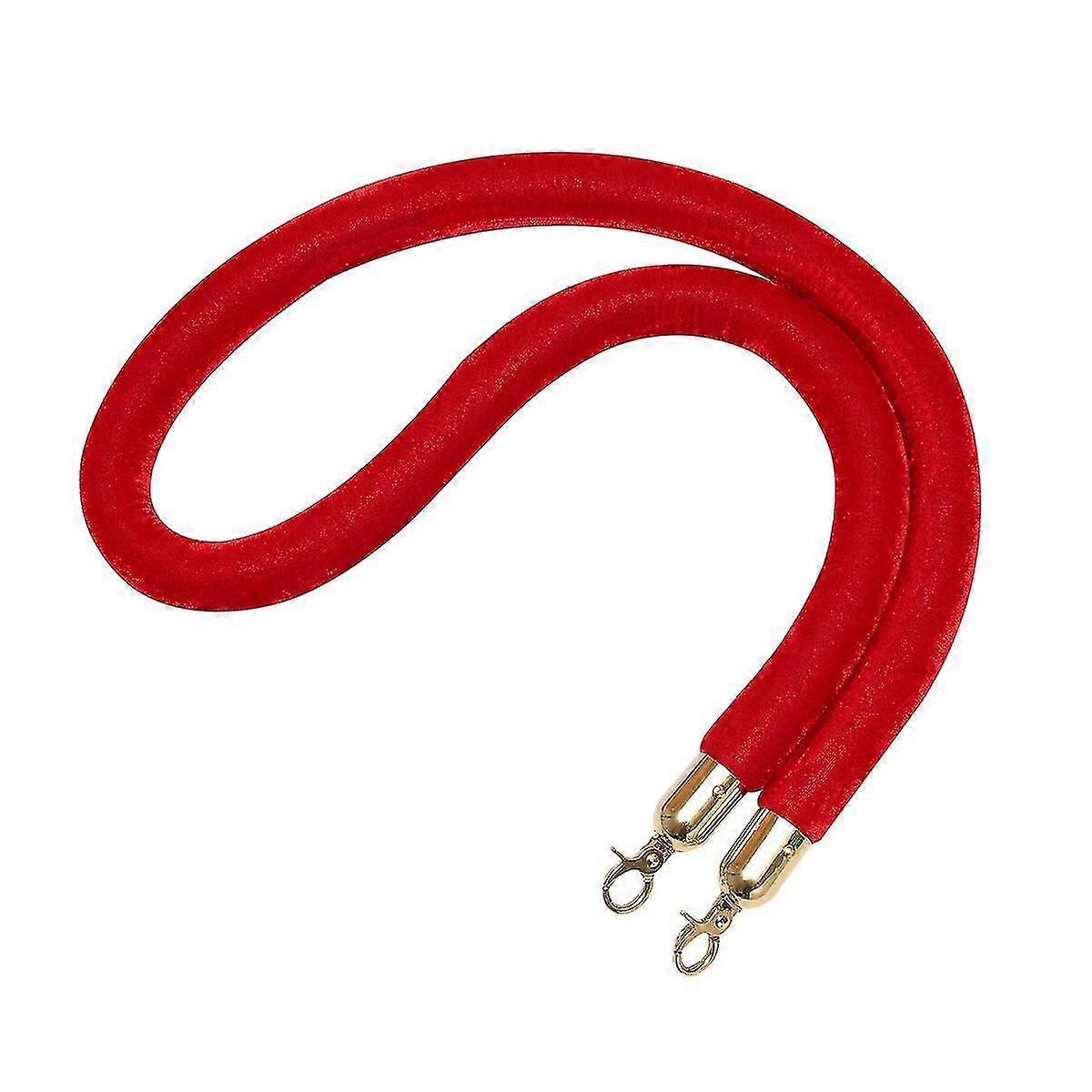 1.5m Barrier Rope Crowd Control Lint Rope with Hooks (Red) | Walmart en ...