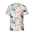 thumbnail image 5 of Qekee Easter Rabbit Classic Fit T-Shirt Men's Shirt Men's Tight Short Sleeves for Exercise, Running, Mountaineering - Easter Rabbit, 5 of 9