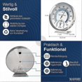 thumbnail image 4 of Stainless Steel Indoor Hygrometer Thermometer for Accurate Humidity and Temperature Monitoring, 4 of 5
