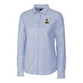 thumbnail image 2 of Women's Cutter & Buck Light Blue Northern Arizona Lumberjacks Oxford Stretch Long Sleeve Button-Up Shirt, 2 of 3