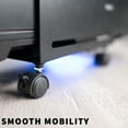 thumbnail image 5 of VIVO Black Computer Large Desktop ATX Case, CPU Rolling Stand, Adjustable Cart, 5 of 8