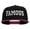 Black Pink, variant on Famous Embroidered Two Tone Snapback Cap - Black Silver OSFM