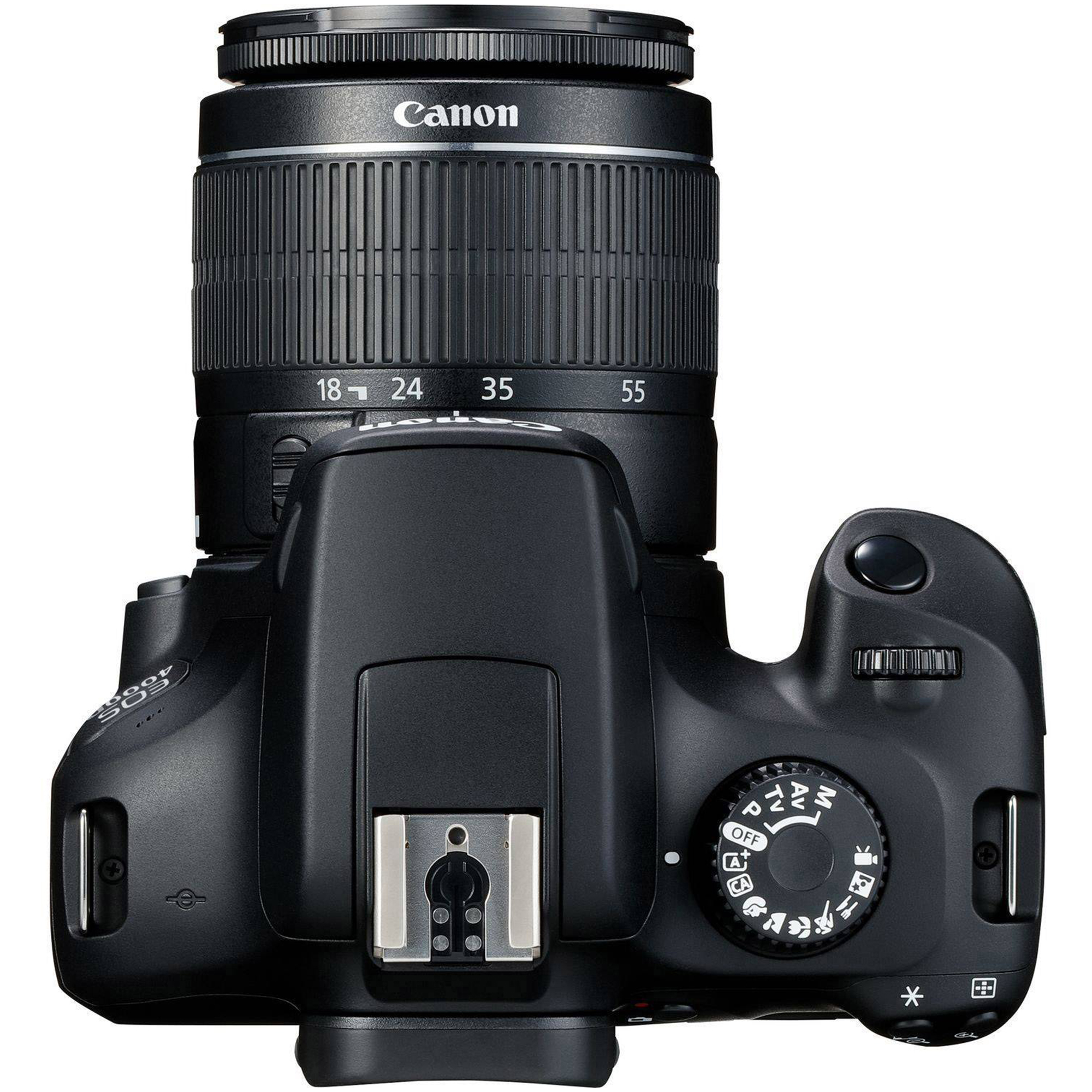 Canon EOS 4000D / Rebel T100 DSLR Camera + EF-S 18-55mm Lens + SanDisk 64GB Memory Card + ZeeTech Bundle - image 2 of 10