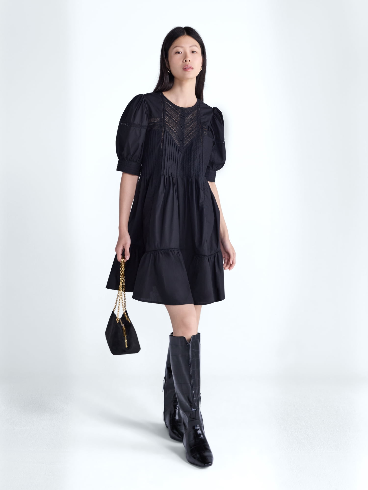 Scoop Women's Lace Mini Dress, Sixes XS-XXL