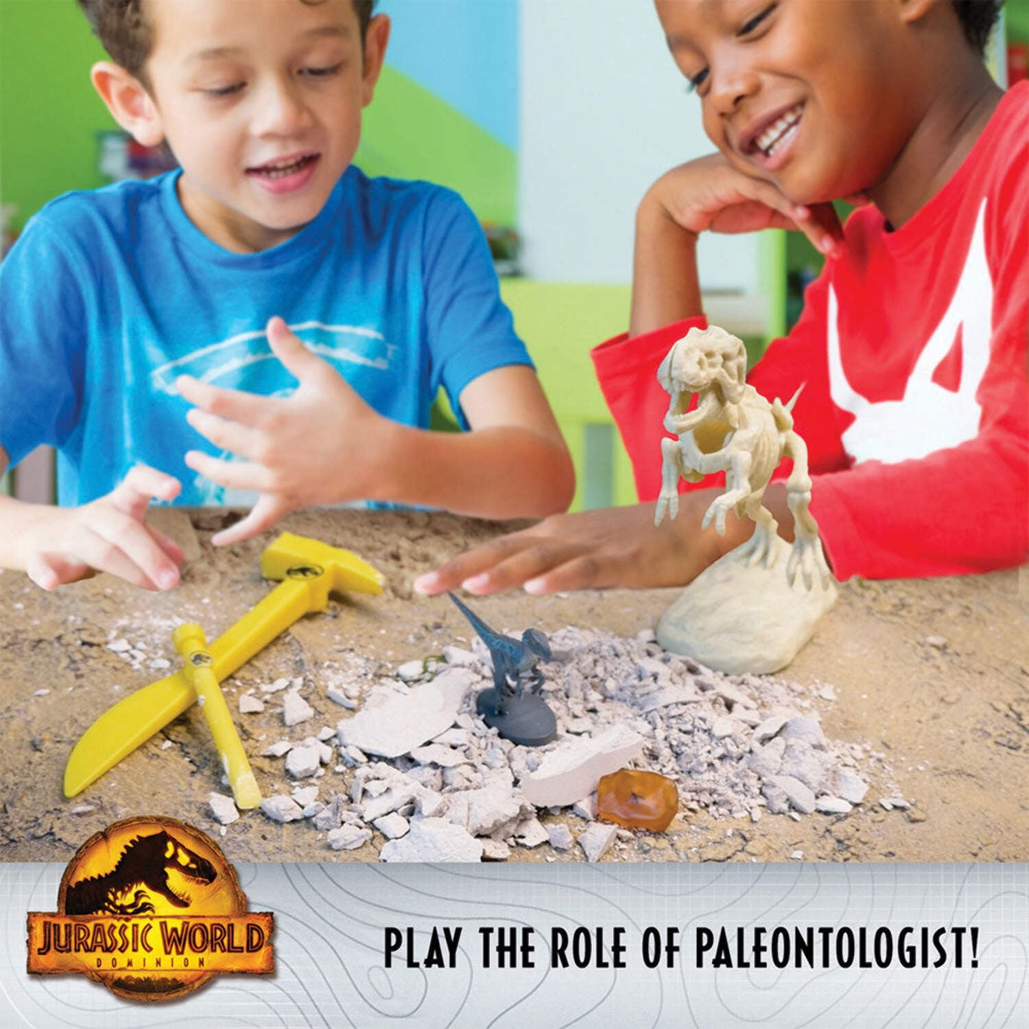 Jurassic World: Dominion Dinosaur Dig - Blue, T. Rex, and Amber (Other)
