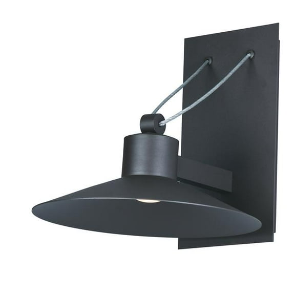 8.25 in. Civic LED 1 Light Small Outdoor Wall Lantern - Architectural Bronze