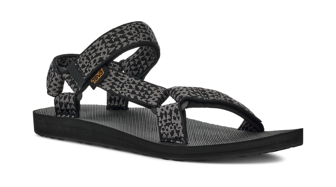 Teva Mens Universal Slide Open toe Adjustable Slide Sandals Black 8 Medium  (D) - Walmart.com