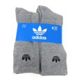 thumbnail image 2 of adidas Men's Originals Trefoil  6 Pack Crew Socks, Grey, 2 of 2