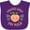 Purple, variant on Inktastic Practice What You Peach Girls Baby Bib