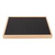 thumbnail image 5 of Caja de exhibición de almacenamiento de anillos con 100 ranuras, forro suave de cuero PU, estuche organizador de joyería negro multiusos ligero, 5 of 5