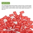 thumbnail image 3 of Unique Bargains 200g Irregular Crystal Glass Mosaic Tiles Tiny Glass Mosaic Tiles Bulk for Craft DIY Art Project Red, 3 of 7