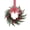 Pink, variant on LKXGBMY 1Pc Christmas Norfolk Pine Kitchen Cabinet Wreaths for Kitchen with Ribbon Bows Red Berry Small Window Wreath for Window Door Farmhouse Christmas Party Decorations, Red