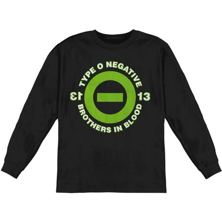 Type O Negative Men's  Blood 13  Long Sleeve (The Best Of Type O Negative)