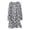 Grey, variant on Luvior Women's Cotton Nightgown Sleepwear Long Sleeves Shirt Casual Print Sleepdress Pajamas Homewear Loungewear Nightwear Cozy