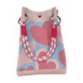 thumbnail image 1 of GUOOL Knitted Handbag Birthday Gift Shopping Pouch for Party Working Summer Spring Pink, 1 of 9