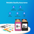 thumbnail image 2 of 65XL Ink Cartridge Compatible for HP 65 Ink Cartridge for HP Ink 65 for 65XL HP Ink Cartridge ( Black, Tri-Color), 2 of 6