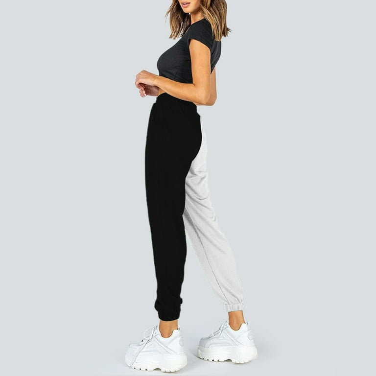 CAICJ98 Sweat Pants for Womens, Cargo Pants Women Womens Sweatpants Warm  Baggy Pants Comfy Oversized Fall Joggers High Waisted Cotton with Pockets