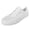 White, variant on Cute Canvas Shoes For Ladies Ladies Fashion Retro Solid Color Canvas Lace Up Flat Bottom Casual Shoes Women'S Breathable Casual Sneakers Chic Women'S Canvas Sneakers