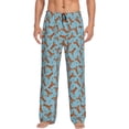 thumbnail image 1 of Fotbe Funny Lobsters Pantalones de Pijama para Hombre, Pantalones de Dormir, Pantalones de Casa con Cintura Ajustable y Bolsillos-X-Large, 1 of 6