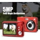 thumbnail image 3 of Cámara de video digital, mini cámara digital HD compacta para mochileros, zoom digital automático 8X, alta definición completa de 5MP, función de detección de rostros y captura de sonrisas, almac, 3 of 5