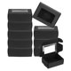 thumbnail image 1 of Cajas de regalo de papel negro pequeñas Uxcell con ventana, paquete de 50 para empaque de golosinas, 3.3 x 2.4 x 1.2, 1 of 6