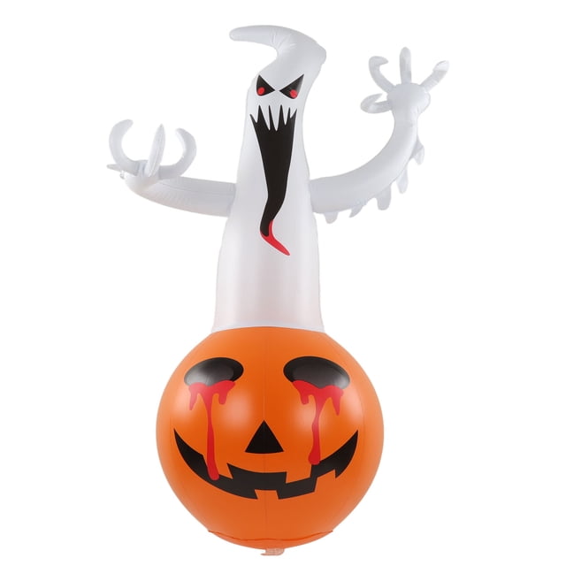 Fantasma De Calabaza Ambiente De Vacaciones Decoración De Halloween Para Exteriores Resistente A La Decoloración Luz LED De 16 Colores Para Césped Para Jardín ANGGREK Otros