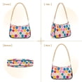 thumbnail image 7 of FORMRS Womens Shoulder Bag with Chain Strap Clutch Purse Cute Tote Handbag, Watercolor Circles, 7 of 7