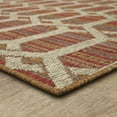 thumbnail image 5 of Mohawk Home Clemente Geo Outdoor Area Rug, Rust, 4' x 5' 6", 5 of 9