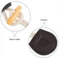 thumbnail image 3 of Shisuyan 4 Sets PU Horn Coat Buttons Vintage Sew On Toggle Closure Button Wooden Toggle Button Wind Coat Toggle Buckles for Coat Jacket Windbreakers, 3 of 9