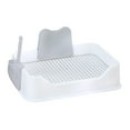 thumbnail image 4 of DOLITY Dog Toilet for Small Dogs Puppy Potty Tray Pet Accessories Pet Litter Pan Indoor white, 4 of 8