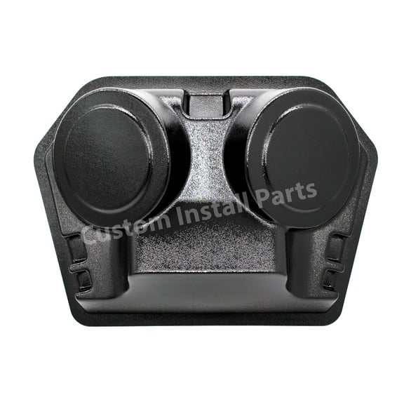 Overhead Mounting Speaker and Radio System Console Housing Roof Mount Compatible with Golf Cart, UTV, Polaris RZR, Go Cart, Boat, Marine, Tractor, Buggy, Side-by-Side
