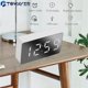 thumbnail image 2 of Reloj de mesa con espejo LED, alarma Digital, pantalla de repetición, luz nocturna de escritorio, reloj despertador USB, decoración del hogar, regalos para niños Tan Jianjun  unisex, 2 of 2