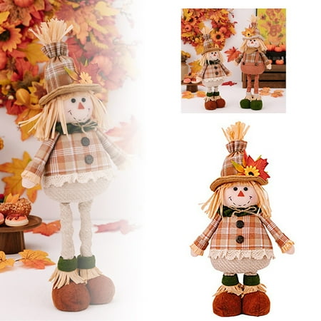 

Latest Sunflower Maple Telescopic Doll Standing Doll Decoration Thanksgiving Home Decoration