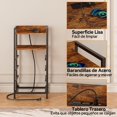 thumbnail image 3 of FURRIFIC Buro para Recámara con Estación De Carga, Mesa de Noche para Recámara con 2 Enchufes y 2 Puertos USB, Mesita De Noche Retro, Muebles para Recamara, Mesa Auxil, 3 of 9