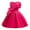 Red, variant on AUNVITO Girls Sleeveless Tulle Princess Dress Bow Puffy Tutu Party Dress