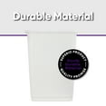 thumbnail image 6 of Superio Large Kitchen Trash Can 13 Gallon, 52 Qt Waste Bin for Kitchen, Garage, Indoor and Outdoor Trash Can (4, White), 6 of 8