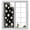 Black, variant on Grey Daisy Flower Window Privacy Film, Farmhouse Floral Summer Country Frosted Glass Window Clings Static Cling UV Heat Blocking Reusable Door Sticker for Bathroom 23.6 x 59 Inch
