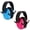 Blue/Pink, variant on Abaima 2 Pack Kids Noise Cancelling Headphones, Autism Sensory Headphones,Steel-Reinforced Adjustable Ear Protection (3-14 Years) for Concerts Travel and Loud Events,Pink/Green